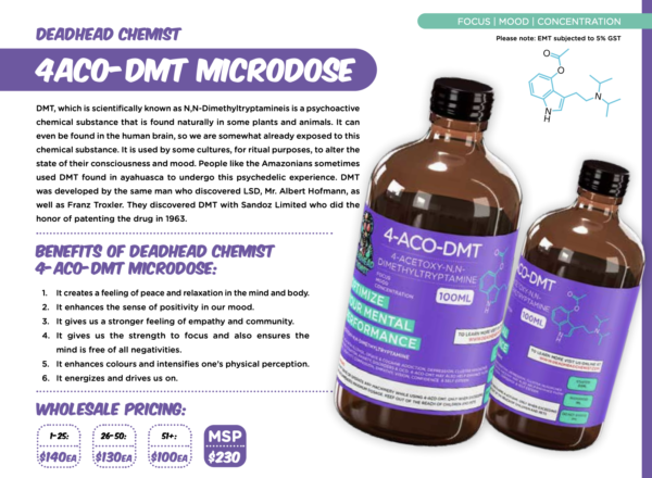 4ACO-DMT Microdose